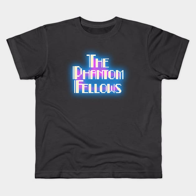 The Phantom Fellows Font Logo Kids T-Shirt by ThePhantomFellows